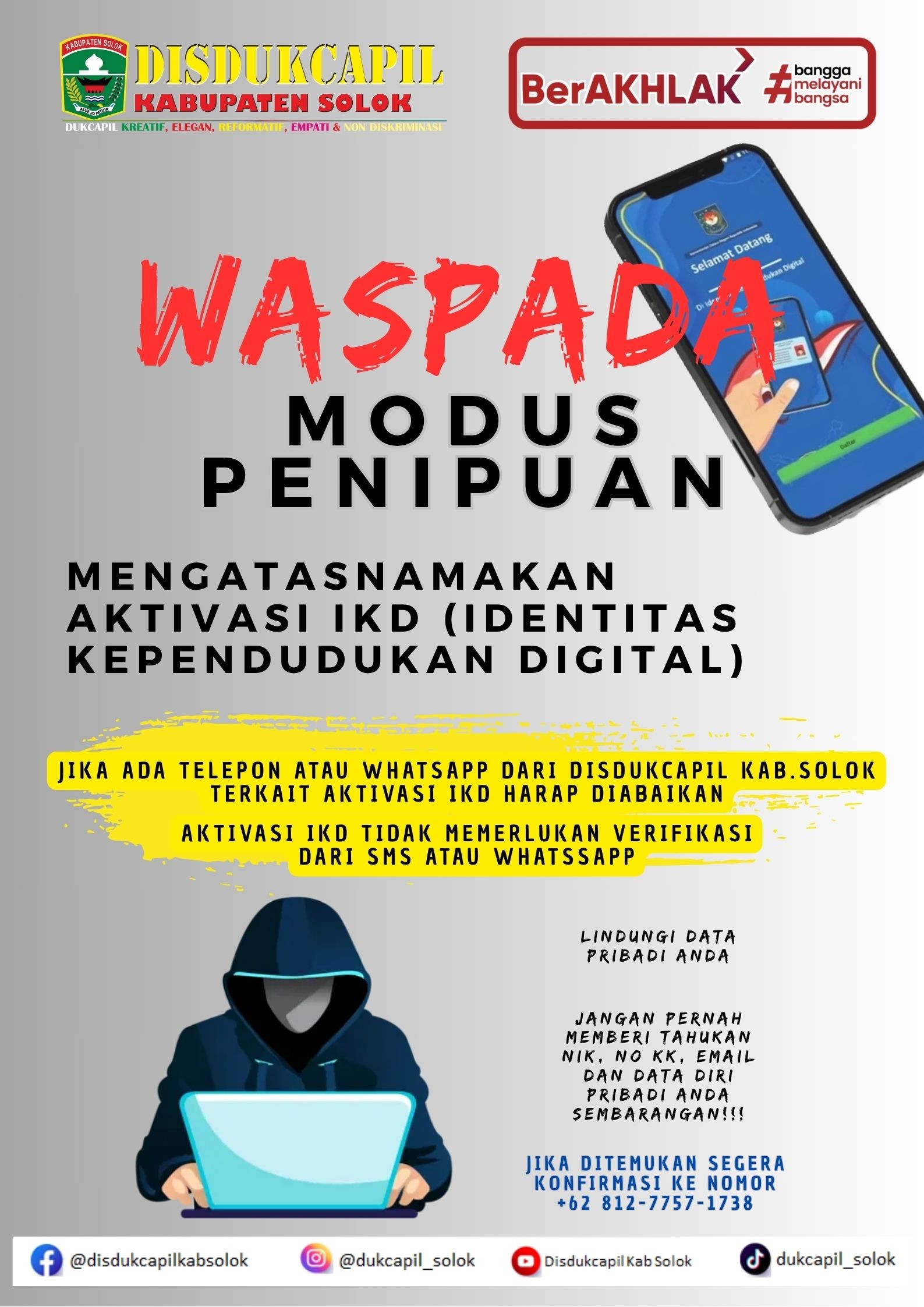 PENIPUAN MENGATASNAMAKAN IKD