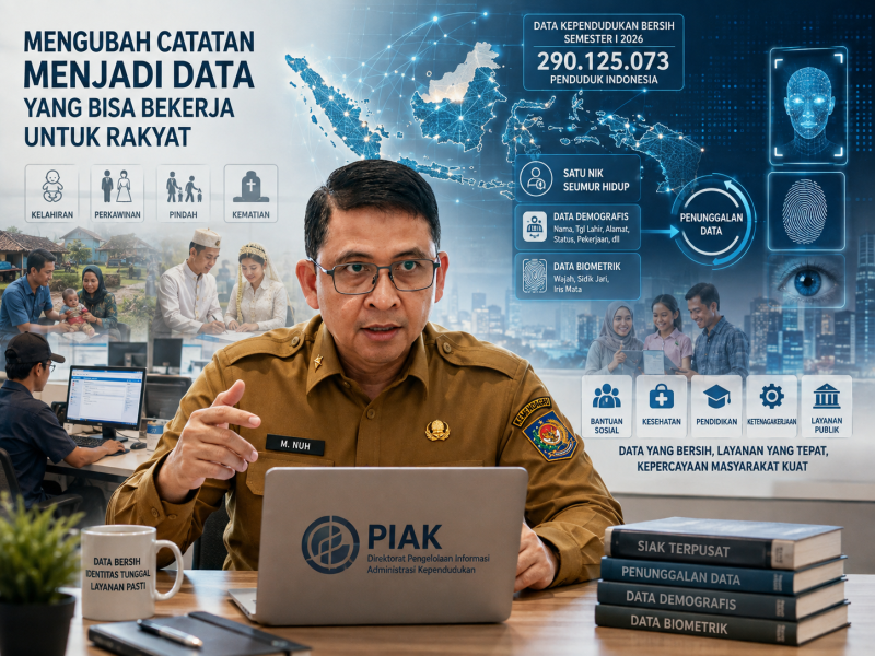 Direktorat PIAK: Mengubah Catatan Menjadi Data yang Bisa Bekerja untuk Rakyat